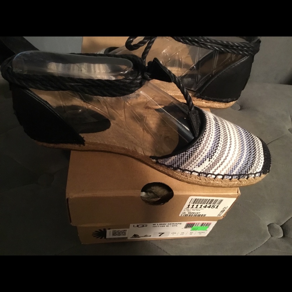 Ugg espadrilles, “Libbi Serape”, BNIB Size 7